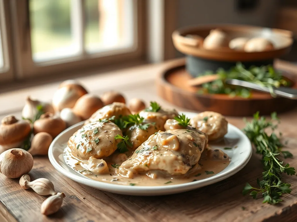 Kurczak w sosie pieczarkowym: przepis na pyszne danie na każdą okazję