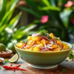 Tajska sałatka z mango i czerwonej cebuli: przepis na orzeźwienie
