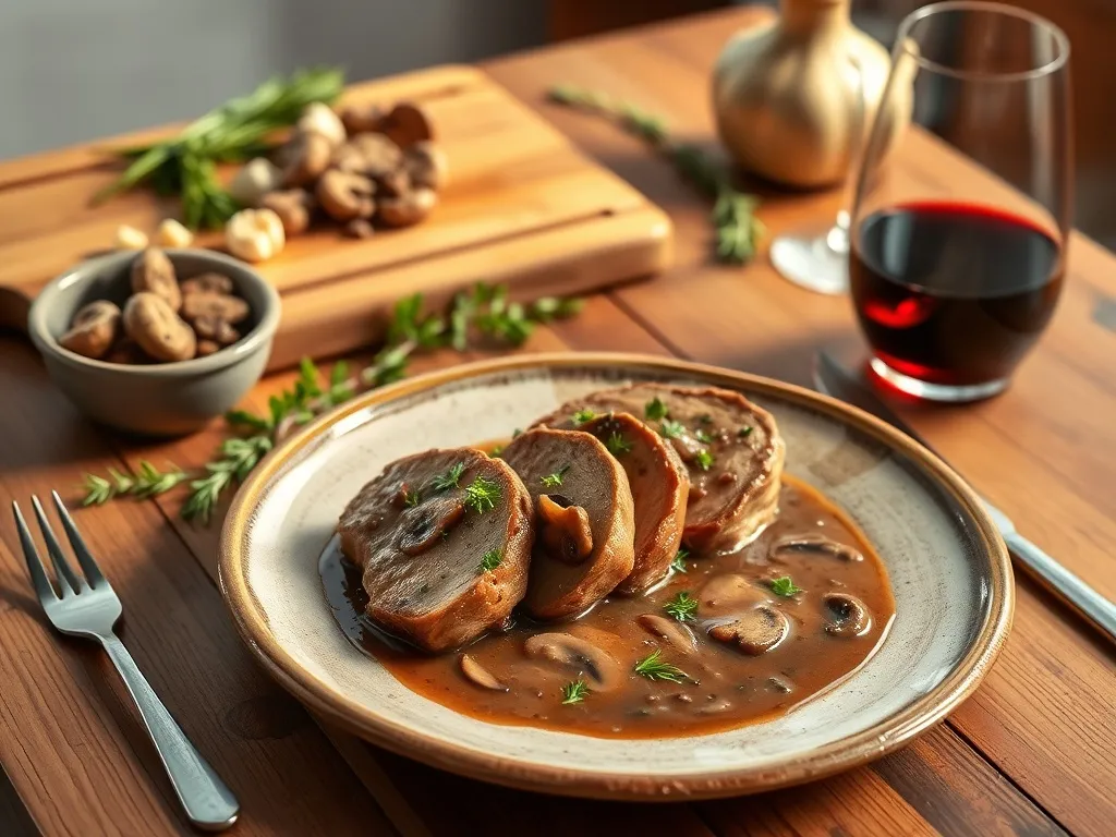 Polędwiczki wieprzowe w sosie grzybowym: przepis na pyszne danie