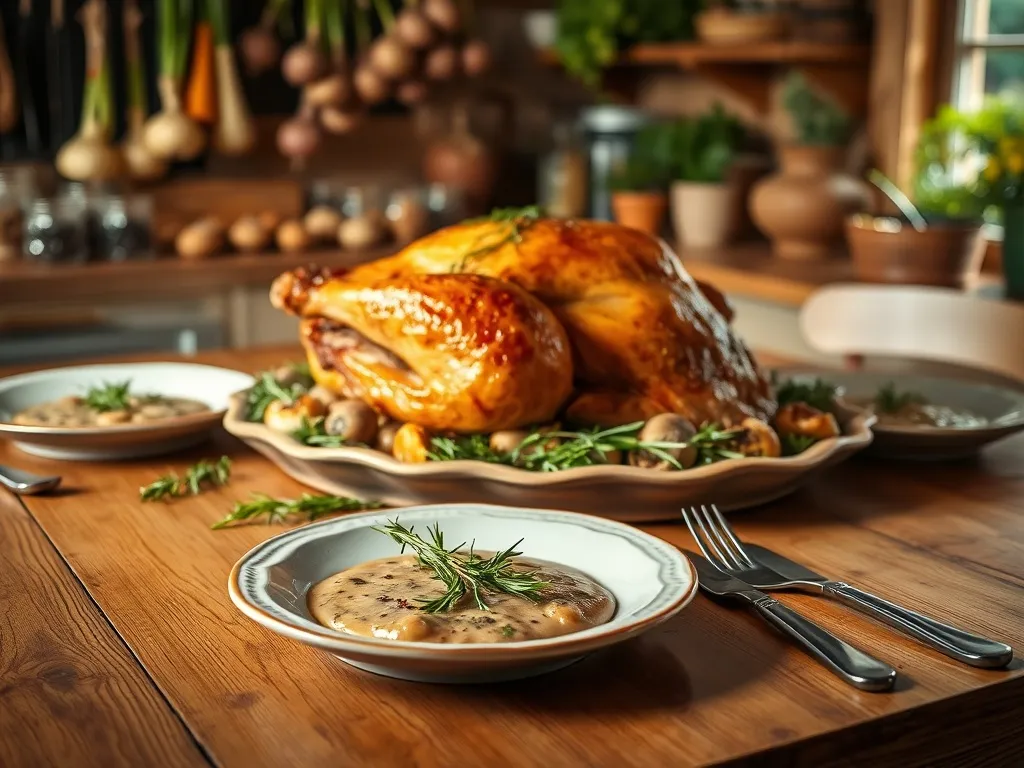 Indyk w sosie kurkowym: przepis na pyszne danie na każdą okazję