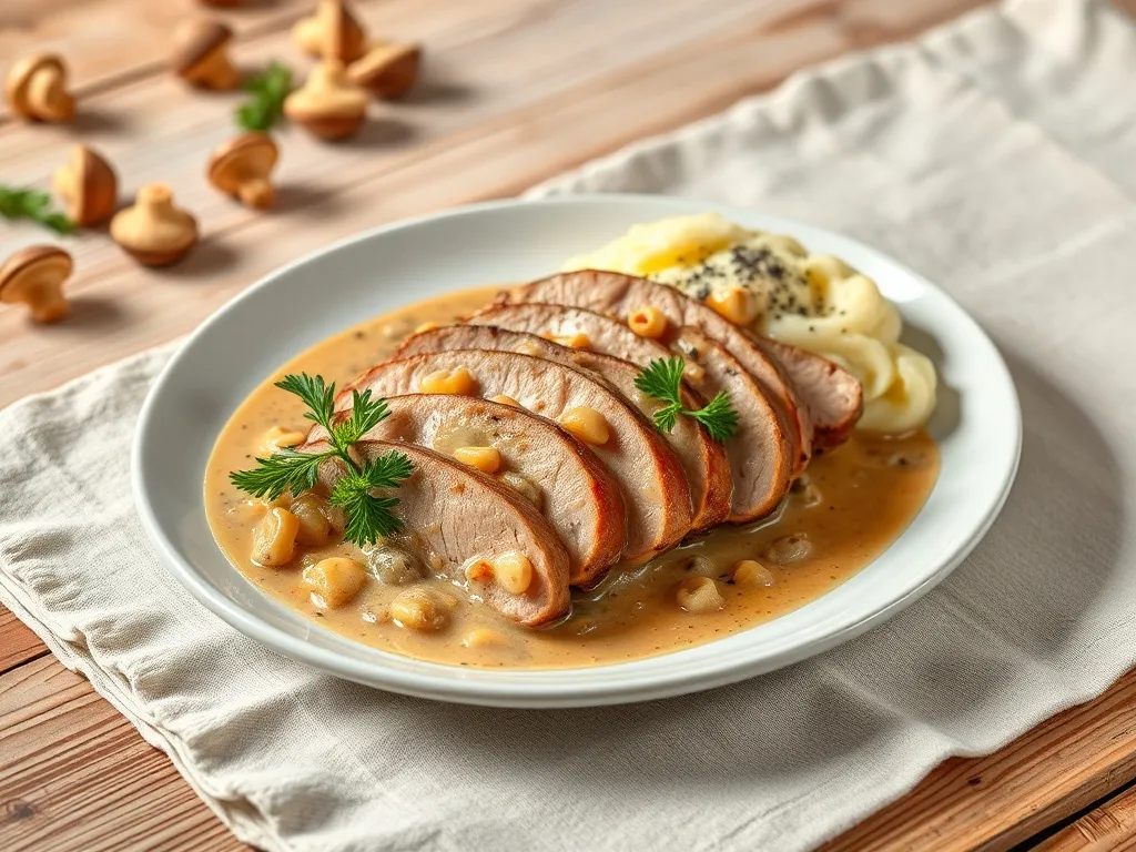 Schab w sosie kurkowym: przepis na pyszne danie na każdą okazję