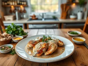 Polędwiczki drobiowe w sosie kurkowym: prosty przepis na pyszne danie