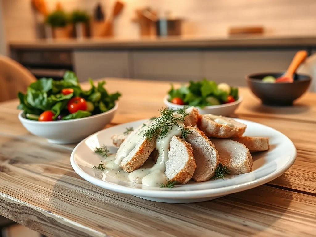 Indyk w sosie koperkowym: prosty przepis na pyszny obiad